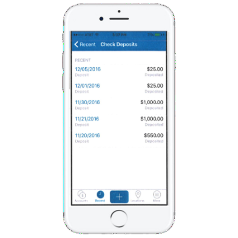 Choose Account from List Choose Account from List